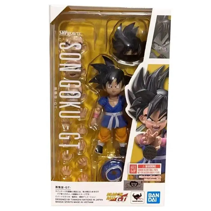 

Bandai SHF Xiao Wukong Figure Model Dragon Ball GT Sun Wukong Turtle School Qigong Mobile Finished Product