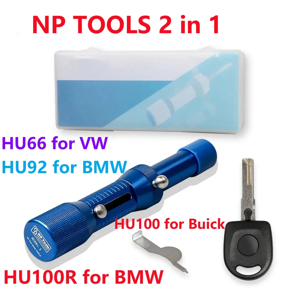 

NP TOOLS 2 in 1 HU66 V.2 for Audi VW / HU92 V.2 HU100R for BMW / HU100 for Buick Chevrolet Opel Locksmith Decoder Tool