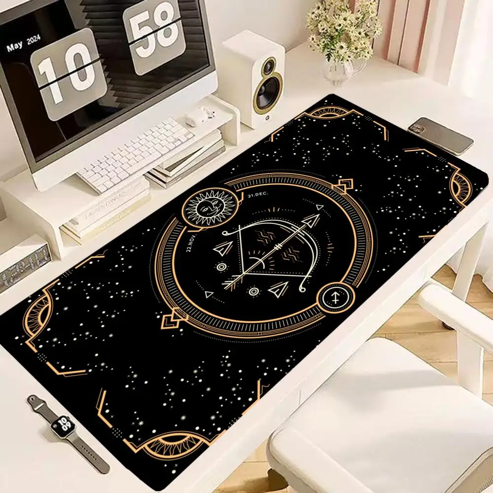 Vintage Astrology Constellation Star Map Graphic table mat laptop office desktop large size keyboard accessories mousepad