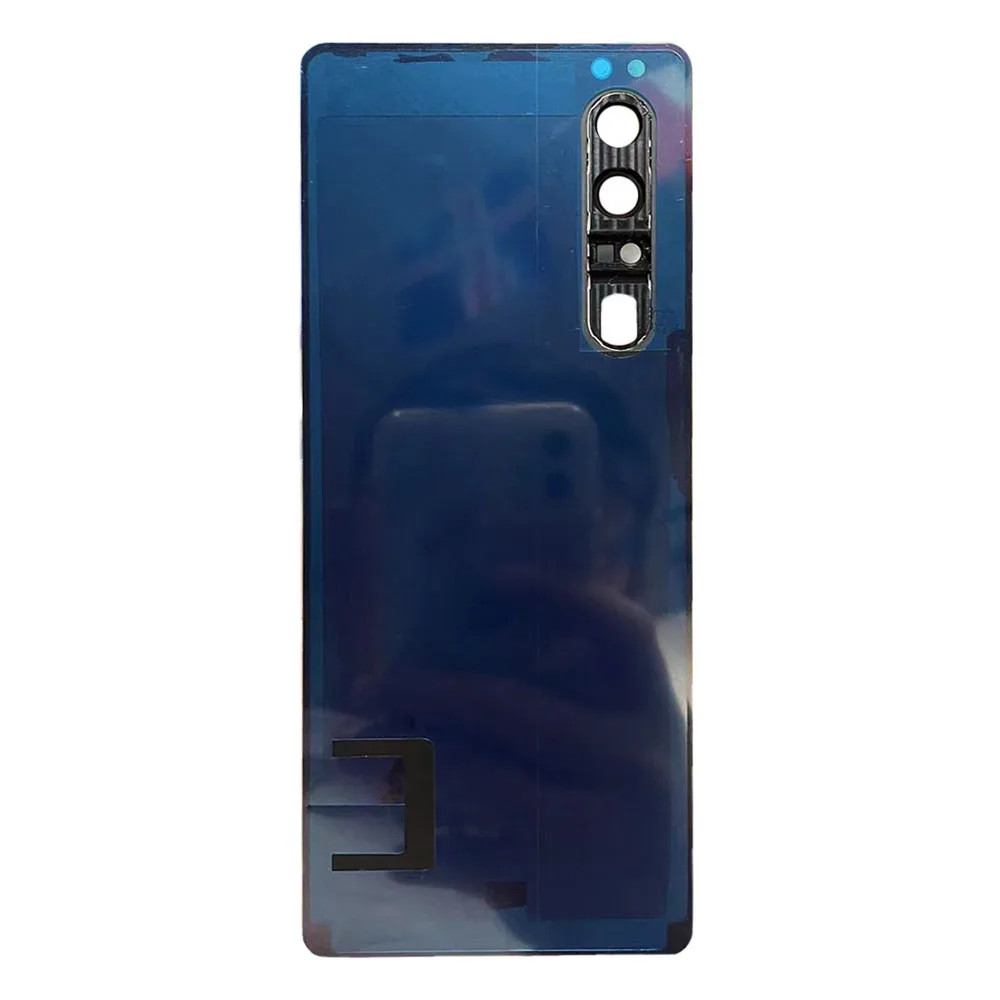 Glass For Sony Xperia 1 III Battery Cover Housing Door Back Cover Case With Camera Frame Replacement + Adhesive