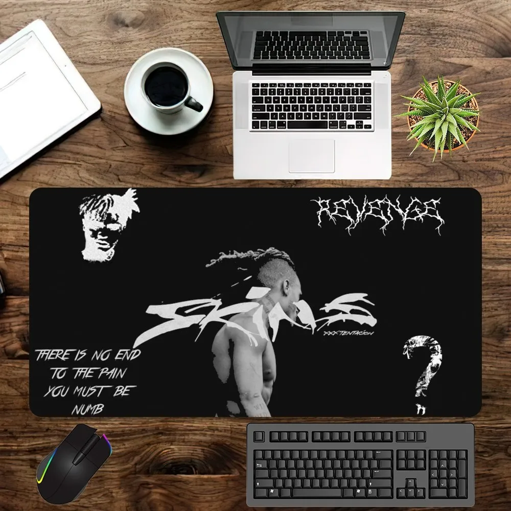 Rapper X-XXXTENTACION Mouse Pad office Large Small Computer pc Keyboard Mouse Rubber Game Anti-Slip Mice Mat big