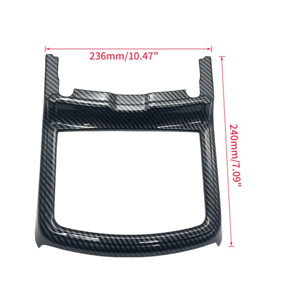 Carbon Fiber Inner Water Cup Frame Cup Holder Cover Sticker For Dodge Charger/Chrysler 300 2016-2021 ABS Auto Interior Accessory