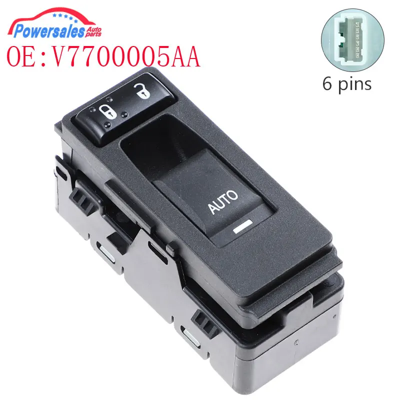 V7700005AA نافذة التحكم الرئيسي التبديل رافع زر لكرايسلر 200 300 أسبن سيبرينغ ل دودج ل جيب 4602652AA 4602786AA #1