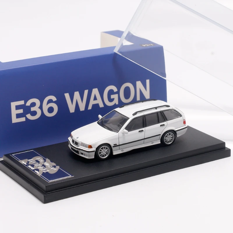 Diecast Model Car 1:64 BMW 3 Series E36 Alloy Car Model BMW WAGON Vehicle Toys for Boys Collection Display Original Box