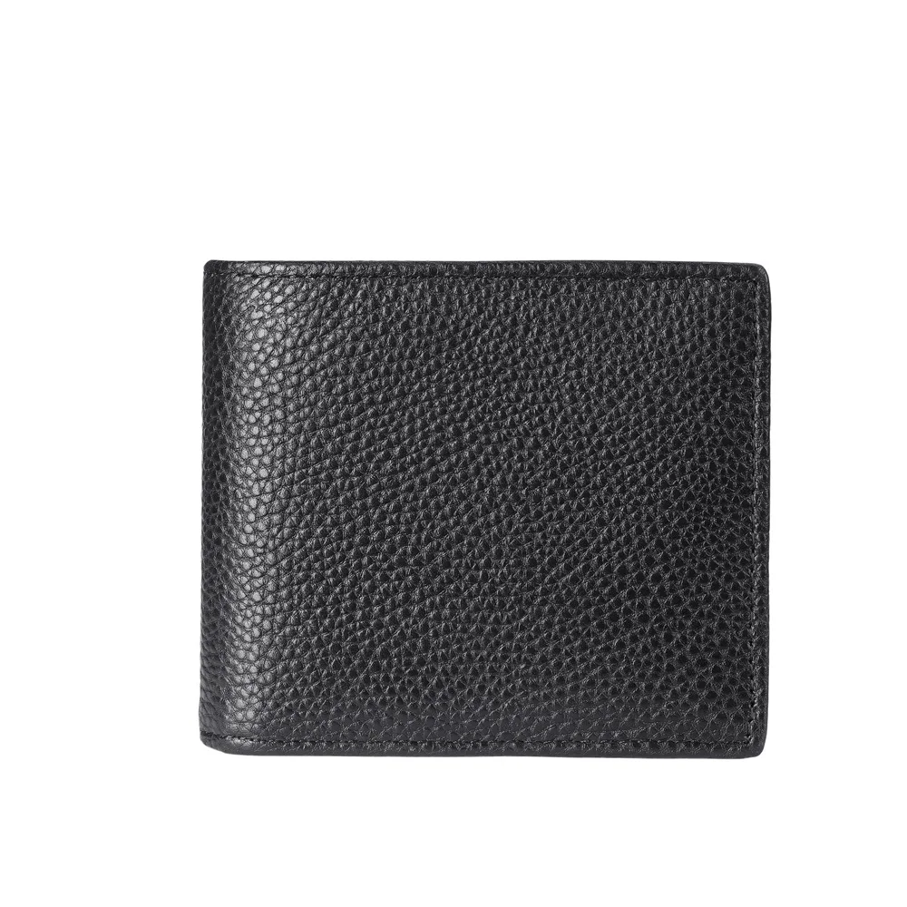 Men's Leather Wallet Cowhide Wallet Classic Style Black Brown Business Thickened Mezzanine Factory Batch