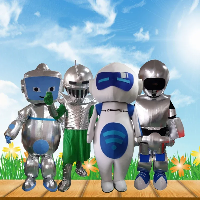 Robot Mascot Costume Suits Cosplay Party Events Game cute Dress Outfits Advertising Promotion Carnival Halloween Easter Adults