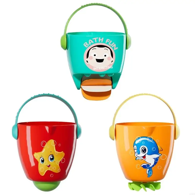 

J2HD Rotating Shower Head Sprinkler Bucket Bath Toy For Toddler ABS Shower Toy for Kids Water and Poolside Beach Play