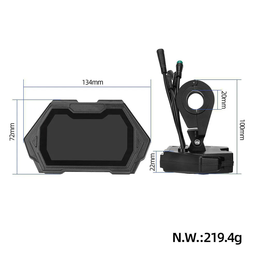 

For Kukirin G2 Pro Scooter Dashboard 4 with Silicone Cover Accessory for Clear Display and Reliable Performance