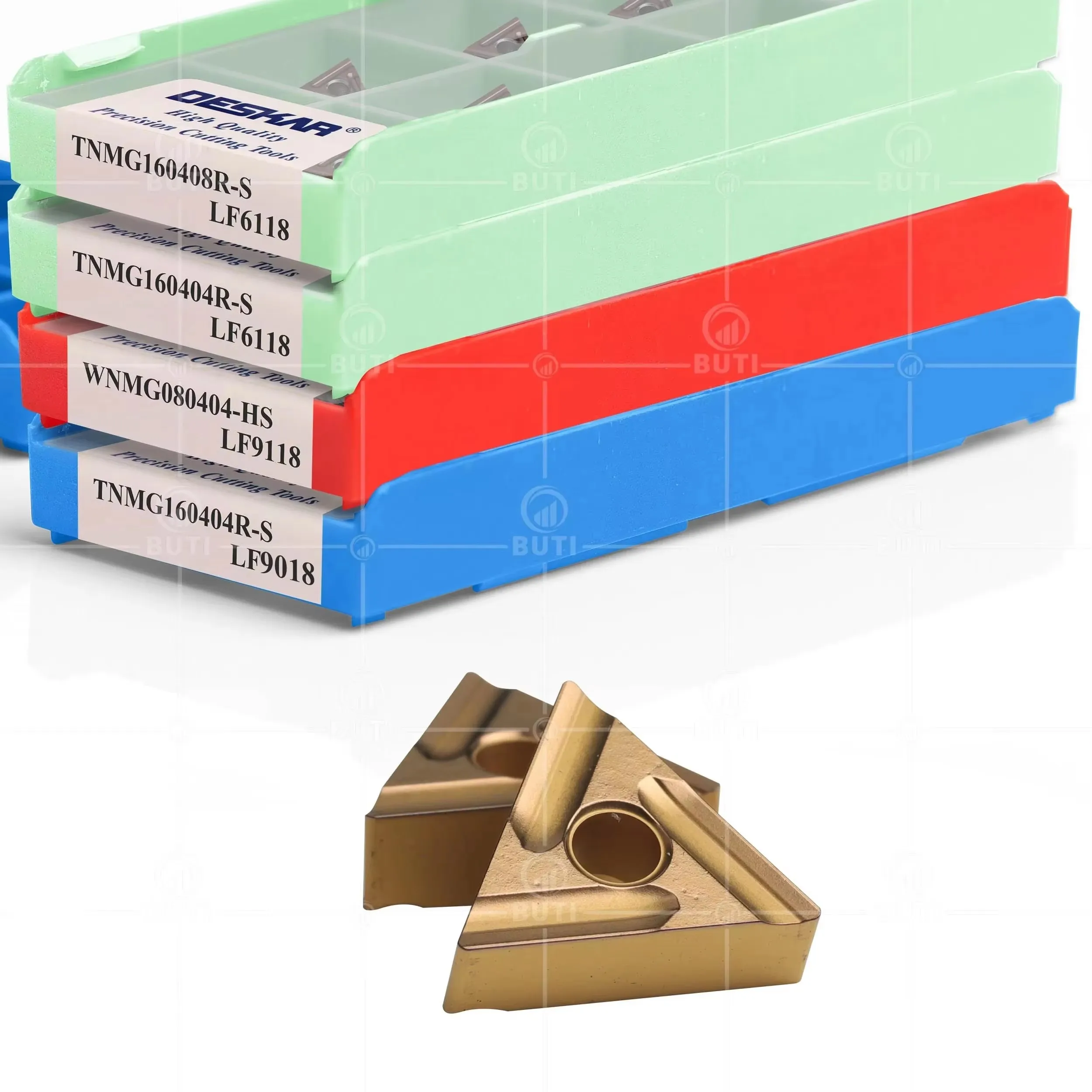 DESKAR 100% Original Lâminas De Torneamento TNMG160404/160408R-S L-S LF6118 LF9018 LF9118 Ferramenta de Torneamento Externo CNC Torno Carbide Insert