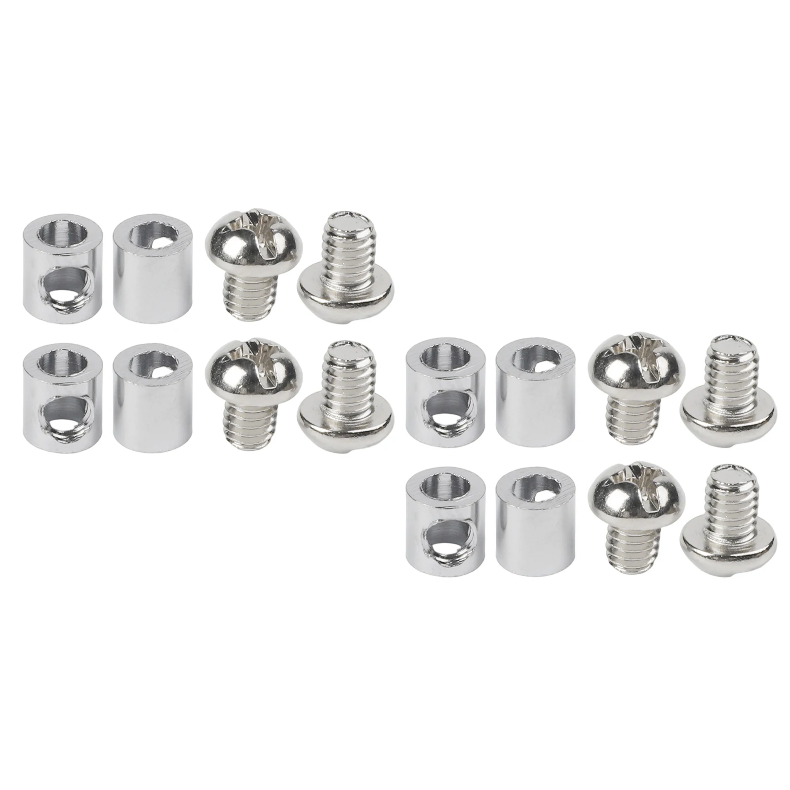 20 Pieces Metal Wire Rope Clips with Screws for Secure Wire and Cable Clamping Suitable for Rigging and Lifting