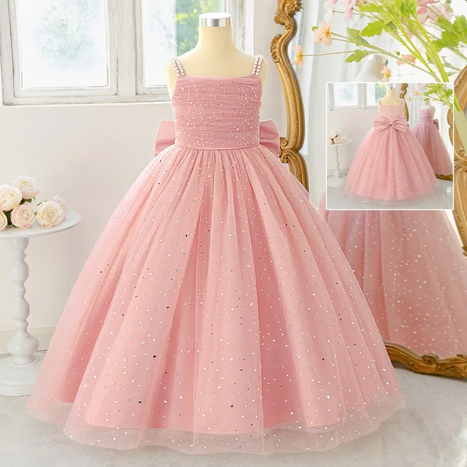 Girls Sequins Pink …