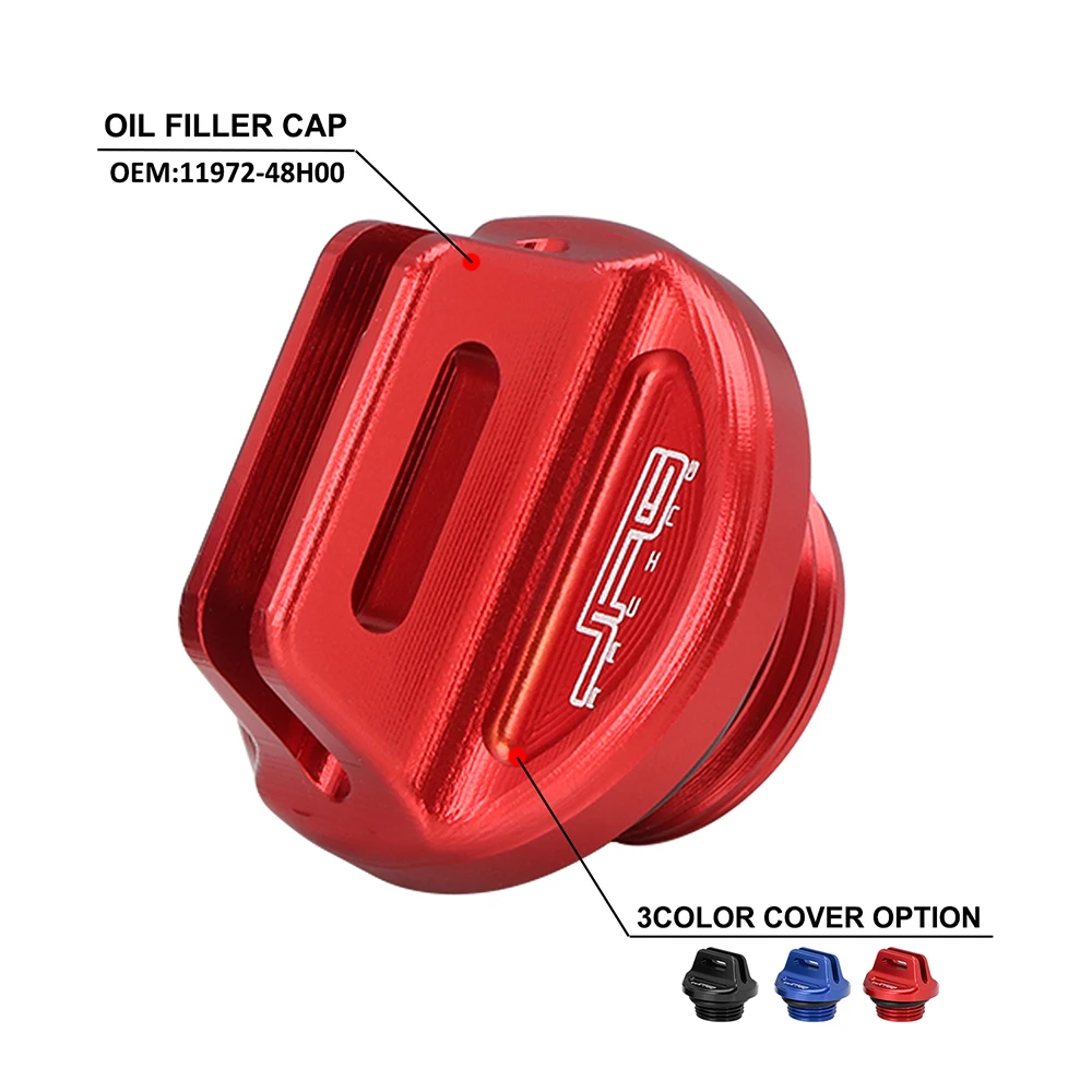 Motorcycle CNC Cover Screw Tank Cap Bolt Nut Engine Oil Filter Plug Cap For Suzuki GW250 2014-2017 GSX250R 2018-2020 GW GSX 250