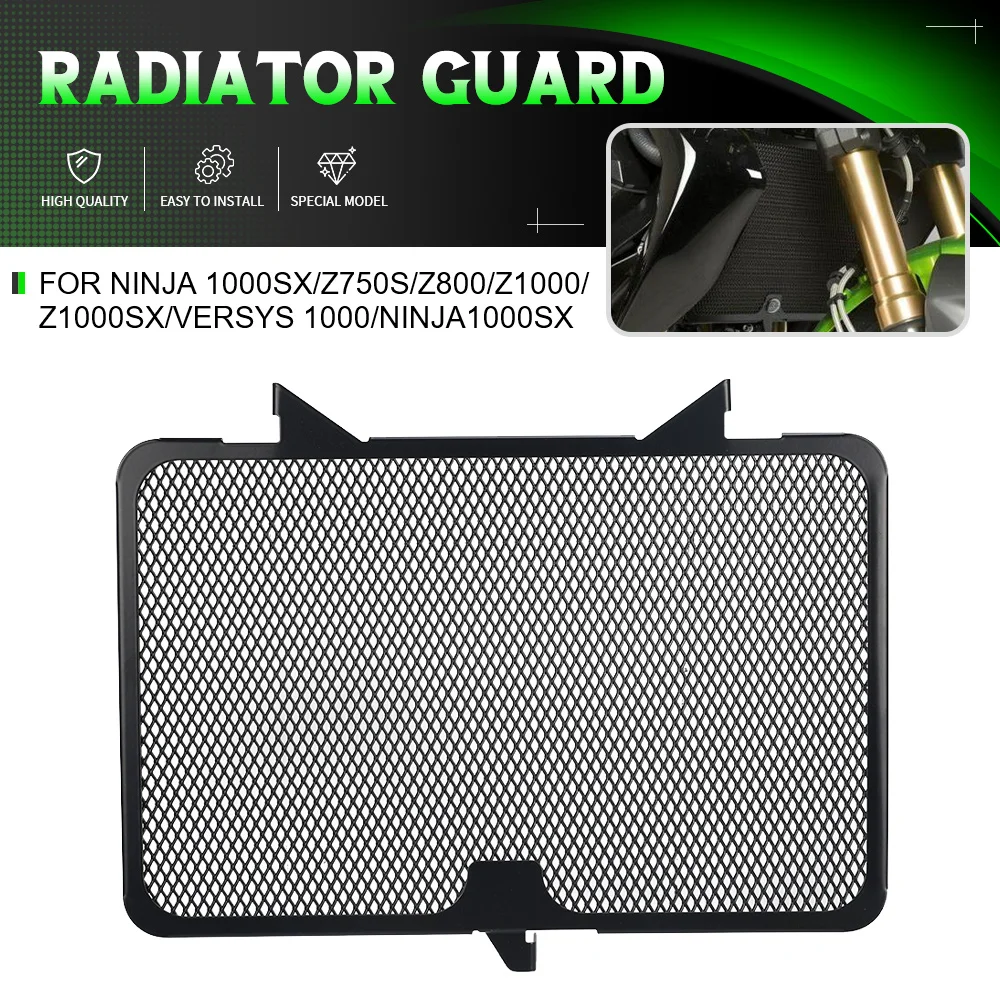 

Radiator Grille Cover Shield Engine Cooler Protective Guard For Kawasaki Z750 Z750S Z800 Z1000 Z1000SX Versys 1000 Ninja 1000SX