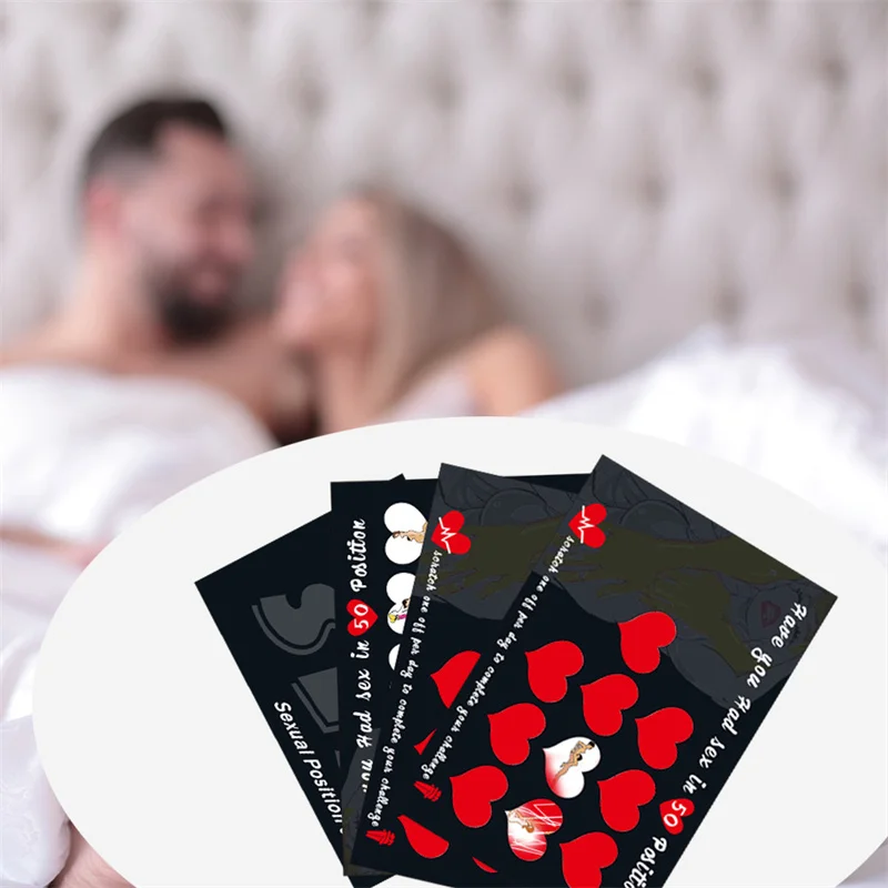 Valentine's Day Scratch-off Cards 50 Sex Pose Challenges With Envelopes Scratch-off Cards For Couples Gifts