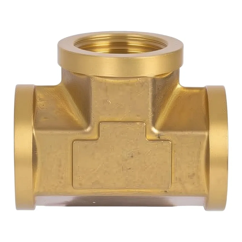 For Industrial Piping 3 4-inch 25mm 3 4 Brass Tee High Pressure Gas Connector Oil Systems Standard Plumbing Tool