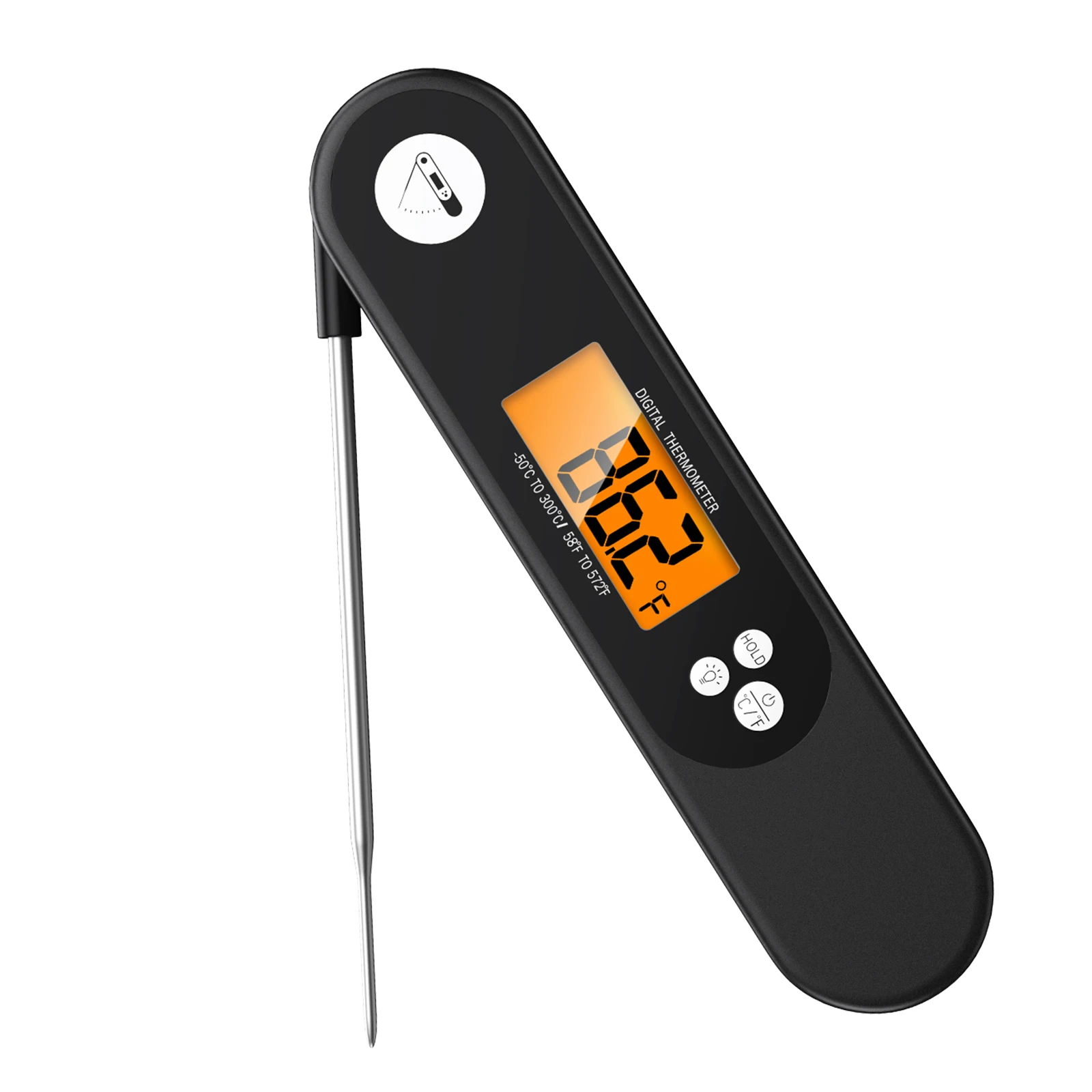 ORIA Termómetro de Cocina Digital con Sonda Impermeable para Alimentos