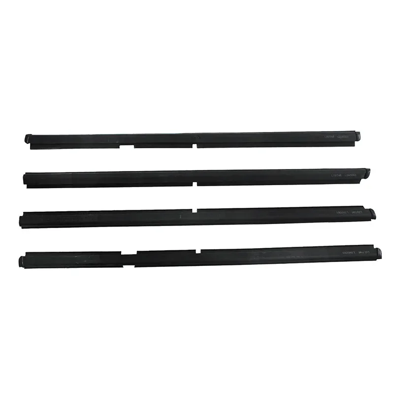 4Pcs/Set Car Window Glass Exterior Trim Sealing Strips For Jeep Grand Cherokee II WJ WG 1998 1999 2000 2001 2002 2003 2004 2005