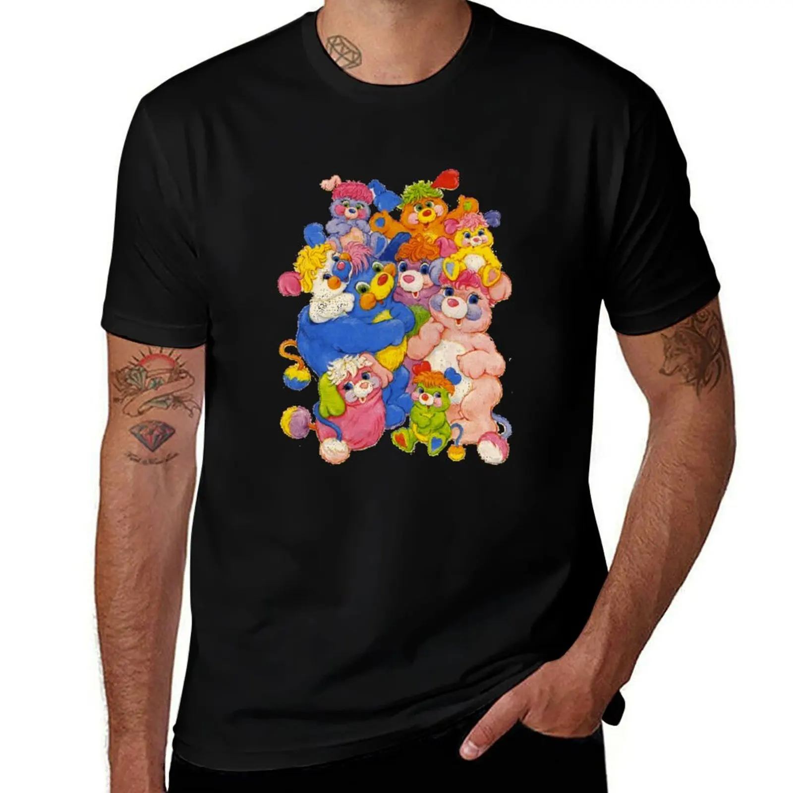 The Popples - Izzy - PLulu - Sunny Arms Crossed Sweet Lulu Bubbles – Lulu Dancing – Mike Mine – Sunny Yikes Gruffman T-Shirt