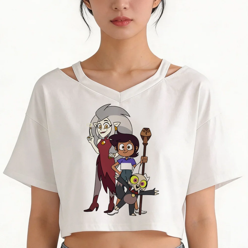 the Owl House cropped top teen cutecore anime streetwear vintage tshirt graphic jojifuku baddie
