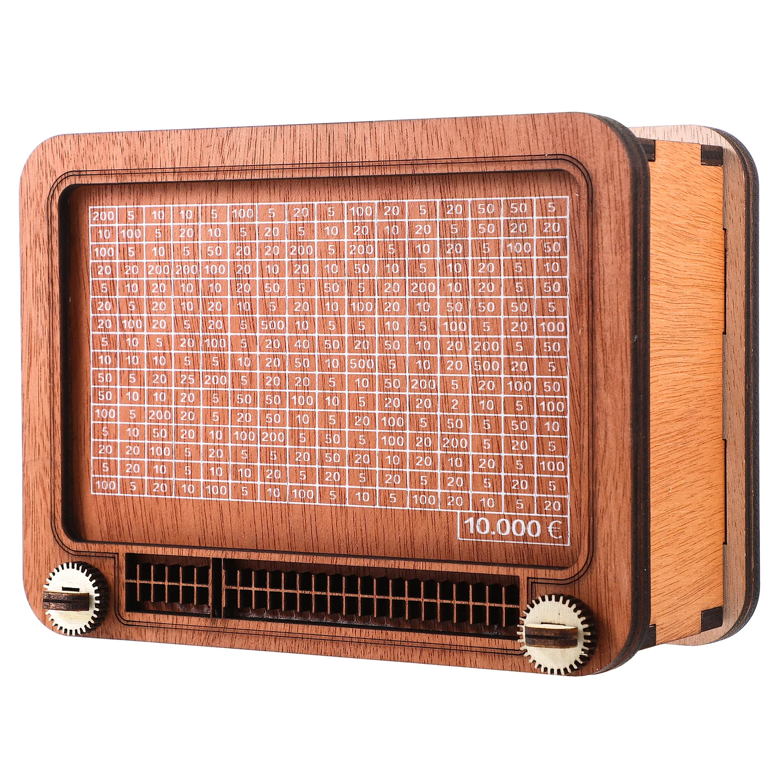 Creative Design Wooden Radio Saving Pot Exquisite Coin Holder for Home Decor Use Wooden Money Box Coin Bank Wood Money Box