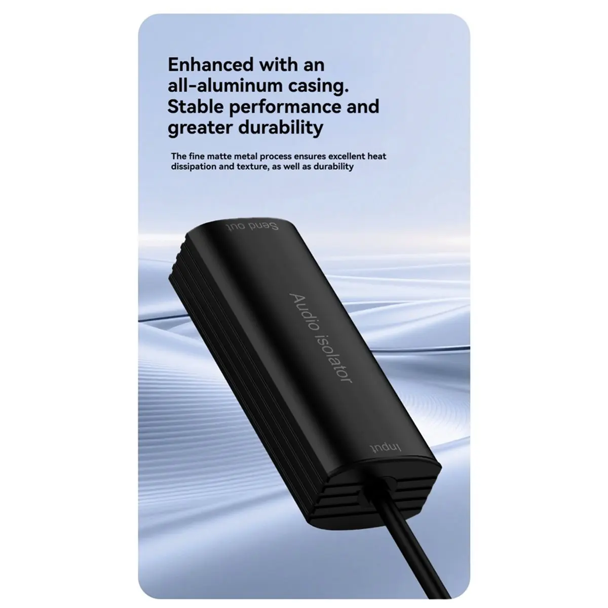 Dynamic 3.5mm Audio Common Ground Isolator Anti Interference and Noise Canceller Noise Filter for Car Audio System Home Stereo