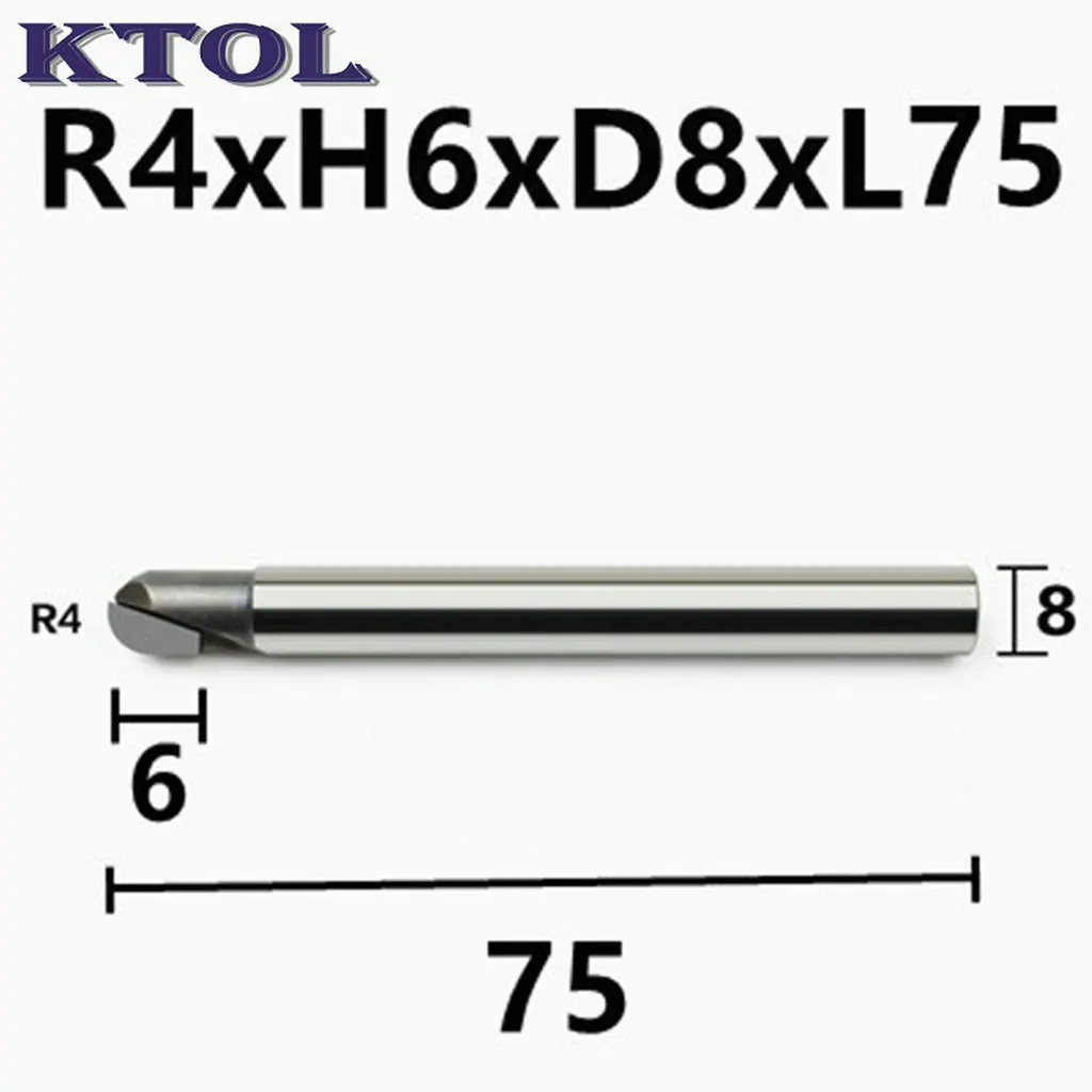 R Arc สองขอบ PCD Diamond End Mill ชุด 2PC CNC Router Bits เครื่องตัดแกะสลักตัดเครื่องมือคาร์บอนไฟเบอร์แก้วอลูมิเนียม