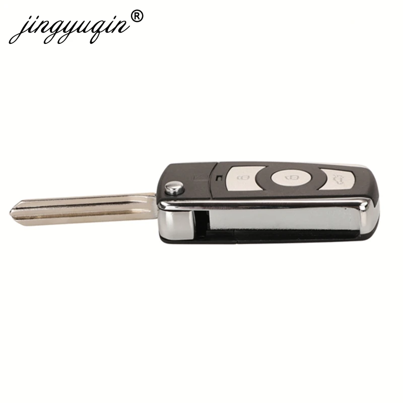 jinyuqin 3Button+Panic Modified Flip Key Case Shell For Hyundai Santafe/Trajet XG/Terracan/Avante XD Without Battery