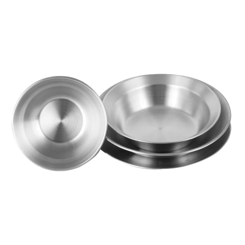 

Portable Modern Outdoor Camping Stainless Steel Bowl Plate Custom Multi-Functional Basin Grill Pan Set SM-CJ003 Made In China