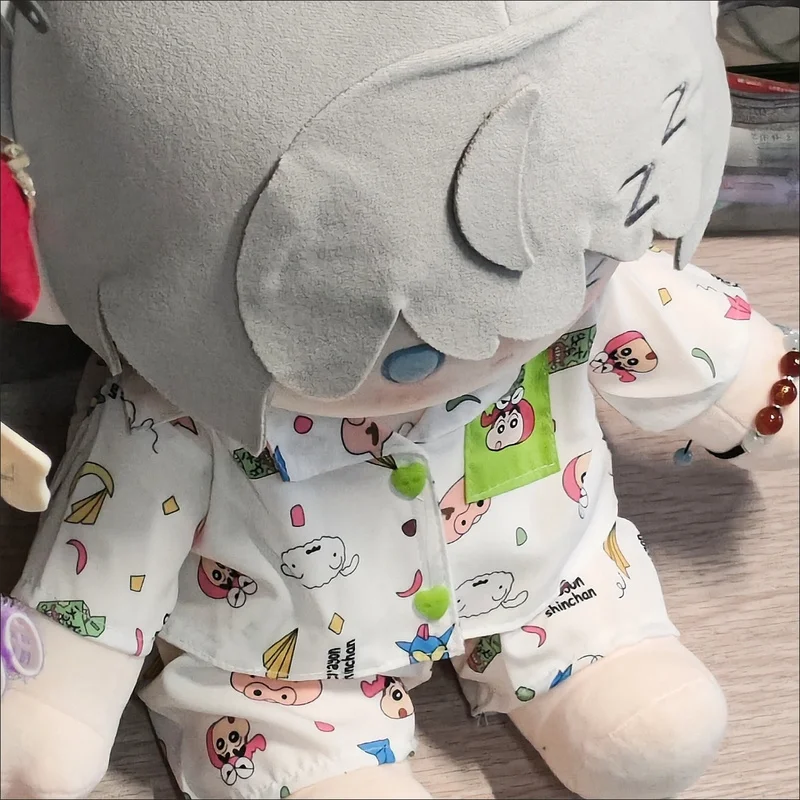 Kawaii 40cm Cotton Dolls Accessories Doll Clothes Doll Clothing Action Dress-up Puppet Sleepy Printed Pajamas Replacement Toys