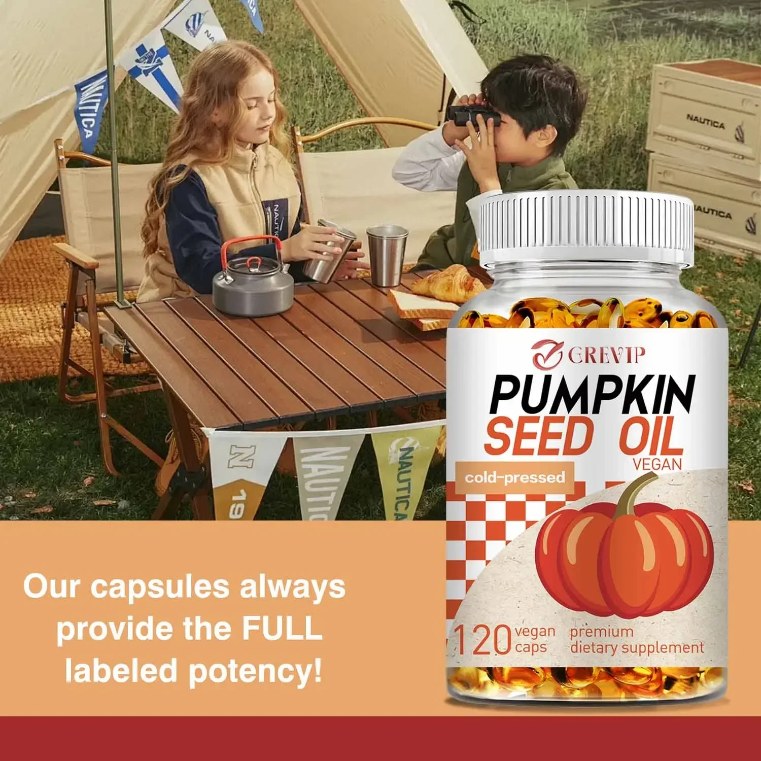 Pumpkin Seed Oil - Promotes Hair Growth and Supports Urinary, Bladder and Prostate Health