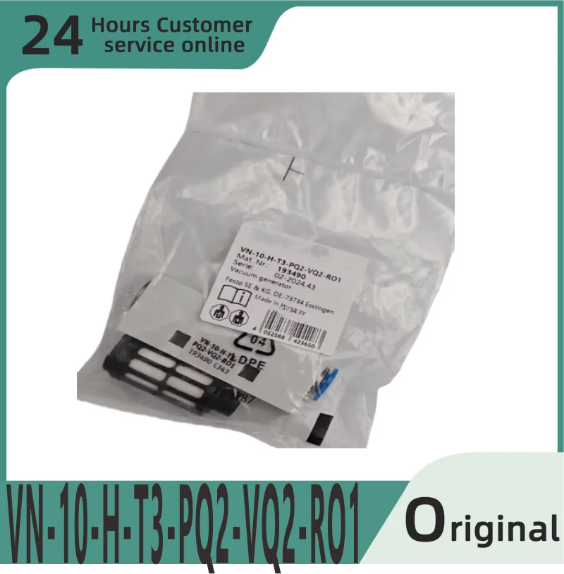 

Новый оригинальный вакуумный генератор VN-10-H-T3-PQ2-VQ2-RO1 193490