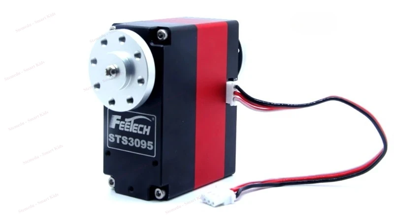 Feetech ST-3095-C001 Servomotore intelligente a coppia elevata da 105 kg. cm 8,4 V Metal Gear TTL Controllo bus seriale per robot industriale