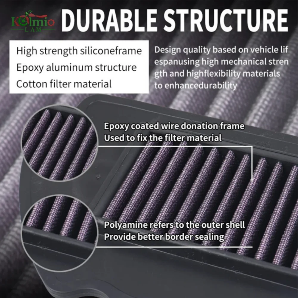 Motorcycle Air Filter Intake Cleaner Fit for 2014 - 2020 Kawasaki J300 J 300 KYMCO Downtown 125i 300i