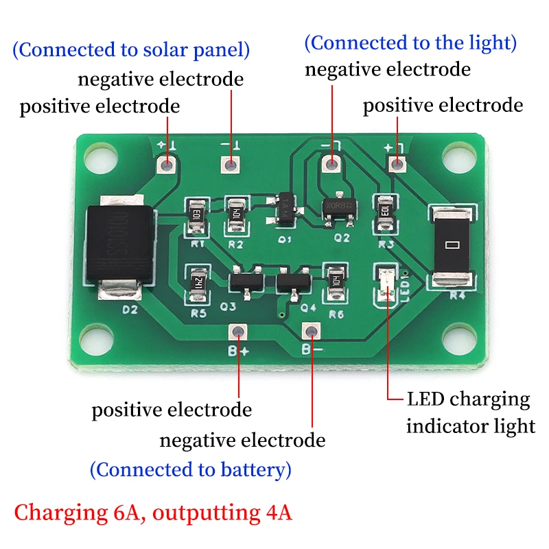 1/5/10PCS NEW Original Solar light circuit control panel Solar lawn light 3-24V lithium lead-acid battery lamp automatic control