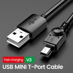 Mini USB Kabel Snelle Data Charger Kabel USB Naar USB Voor MP3 MP4 Speler Auto DVR GPS Digitale Camera HDD USB 2.0 0.25/1/2M ﻿   Kabel