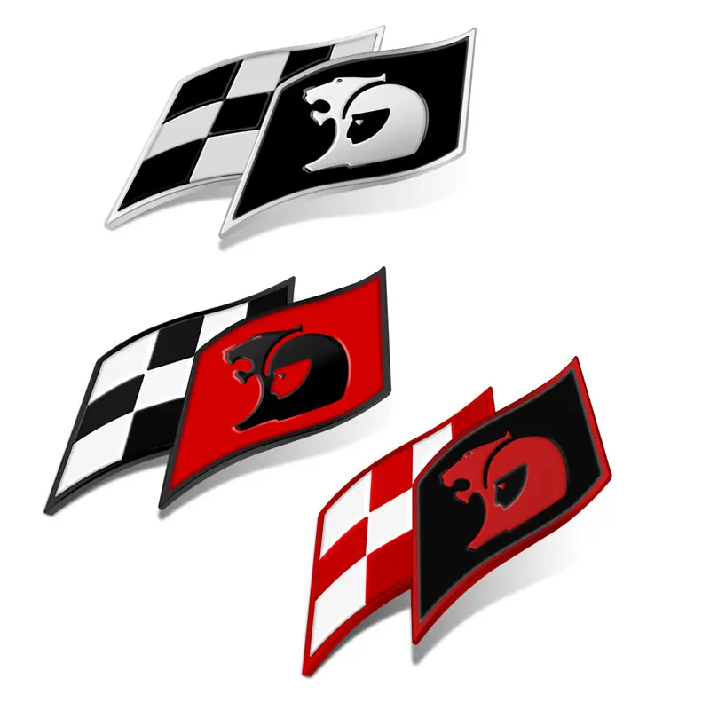 ملصق سيارة معدني لسيارة هولدن ، رأس الأسد ، علم السباق ، الشعار الخلفي ، الذيل الخلفي ، الجذع ، فولكس فاجن ، فولكس فاجن ، فولكس فاجن ، فولكس فاجن ، فولكس فاجن ، فولكس فاجن ، فولكس فاجن ، تويوتا ، شيفروليه ، كومودور ، كروز