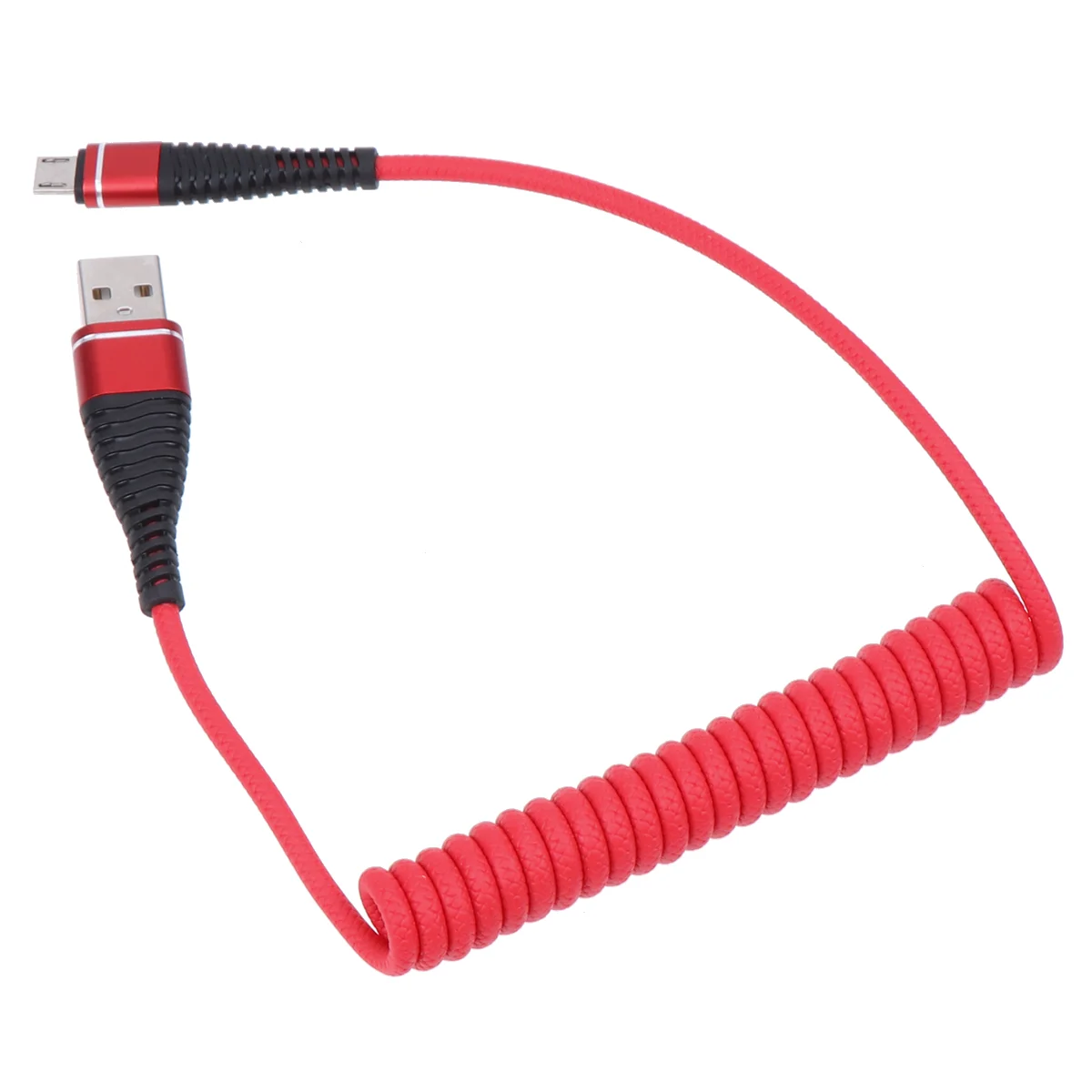 Portable Data Line Transmission Useful Cell Phone Mobile Charging Cable Red