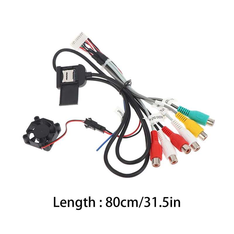 مروحة تبريد راديو السيارة العالمية لنظام تبريد مشغل راديو أندرويد المضيف الكهربائي المبرد التبريد السريع #6