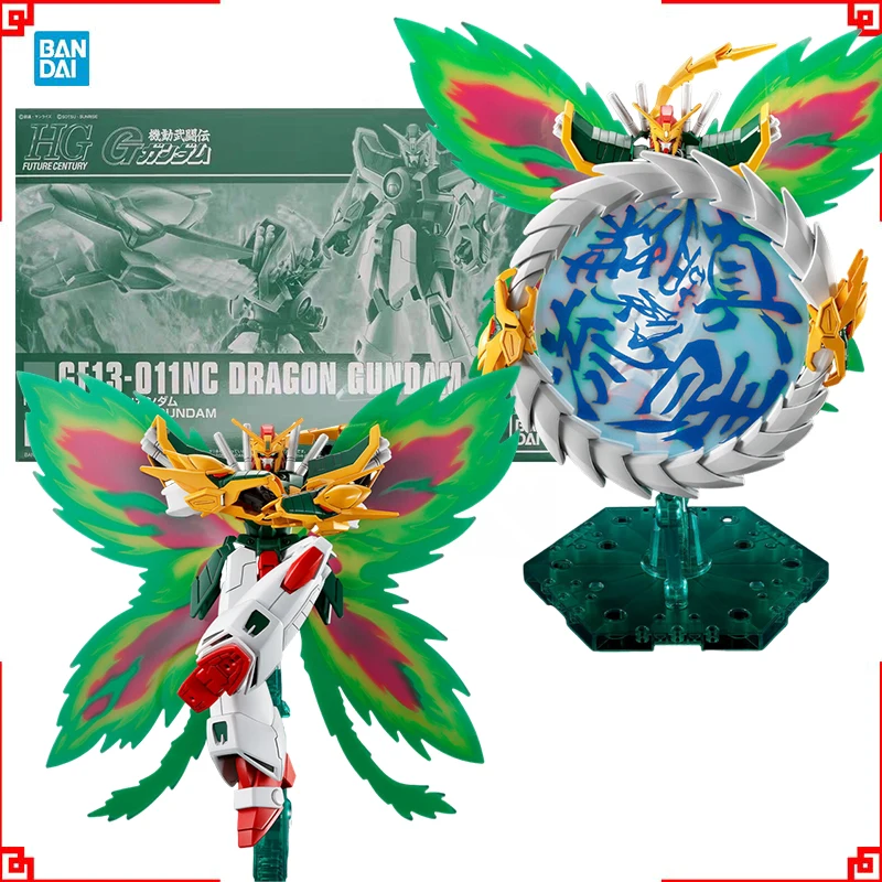 

Bandai Gundam Model Kit HGUC GF13-011NC Dragon Anime Figure Gunpla Building Kit Collectibles Action Figures Toys For Boys Gift