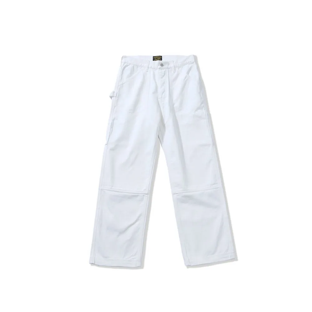 13.5oz high-density jeans Ami Kaji outdoor striped pants multi-bag denim work trousers