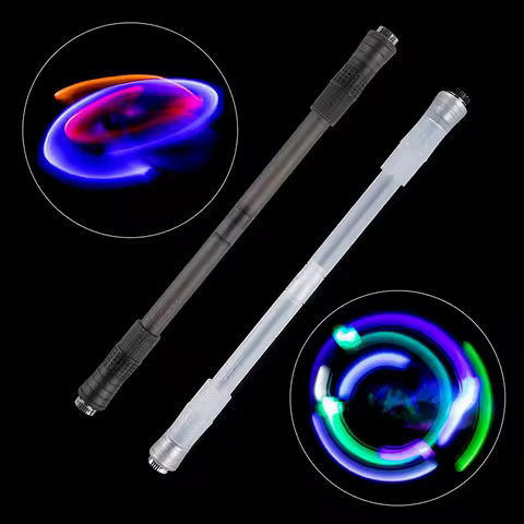 Anti-slip Comfortable Spinning Pen Flash Rotating Gaming Gel Pens Funny Rotating Pen with Led Flash