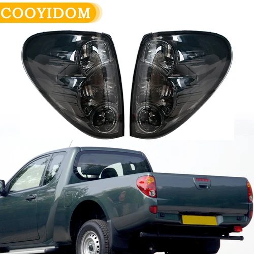 Lámpara de freno de marcha atrás trasera, luz trasera de humo para coche, para Mitsubishi L200 Triton Colt Pickup 2005-2016, luz de estacionamiento de freno trasero lateral