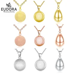 Eudora Harmony Ball 3 Tricolor Chime Bell Ball Necklace Angel Caller Pregnancy Bola Pendant Simple Jewelry For Pregnant Women