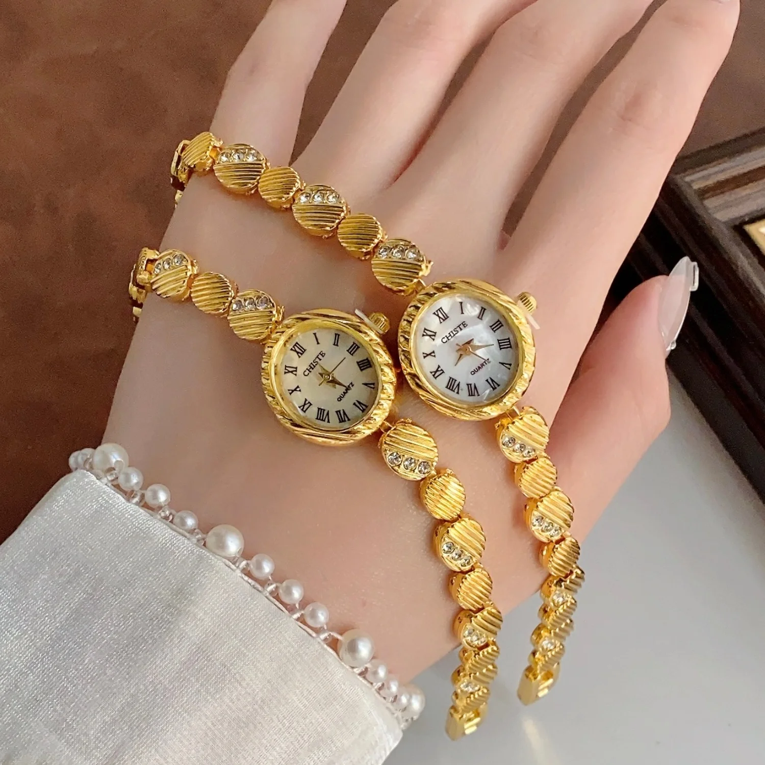 Women Watches Top Brand Luxury Wristwatches Ladies Fashion Gold  Bracelet Watch Female Elegant Clock Women montre femme