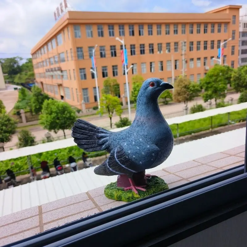 resin model peace bird gray dove decoration living room desktop sculpture home garden yard decoration y750