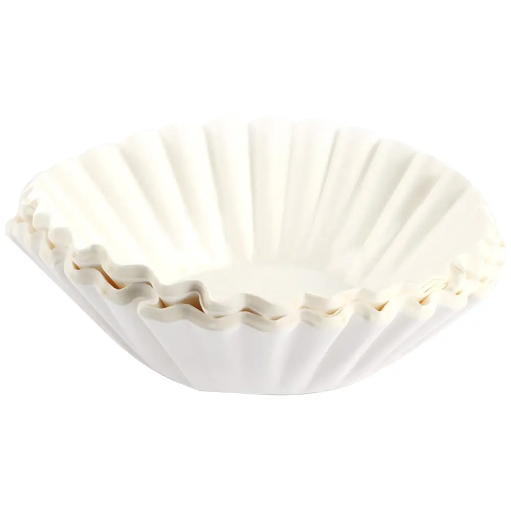 50/100 قطعة سلة مرشحات القهوة استبدال ورق القهوة الأبيض جراب القهوة ورقة مرشحات المتاح لصانعي القهوة 8-12 كوب #1