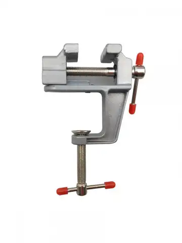 Mini Bench Vise Muliti-Funcational 3.5&quot Aluminum Miniature Small Jewelers Hobby Clamp On Table Flat Pliers Tool Vice