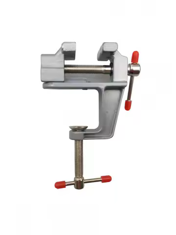 Mini Bench Vise Muliti-Funcational 3.5&quot Aluminum Miniature Small Jewelers Hobby Clamp On Table Flat Pliers Tool Vice