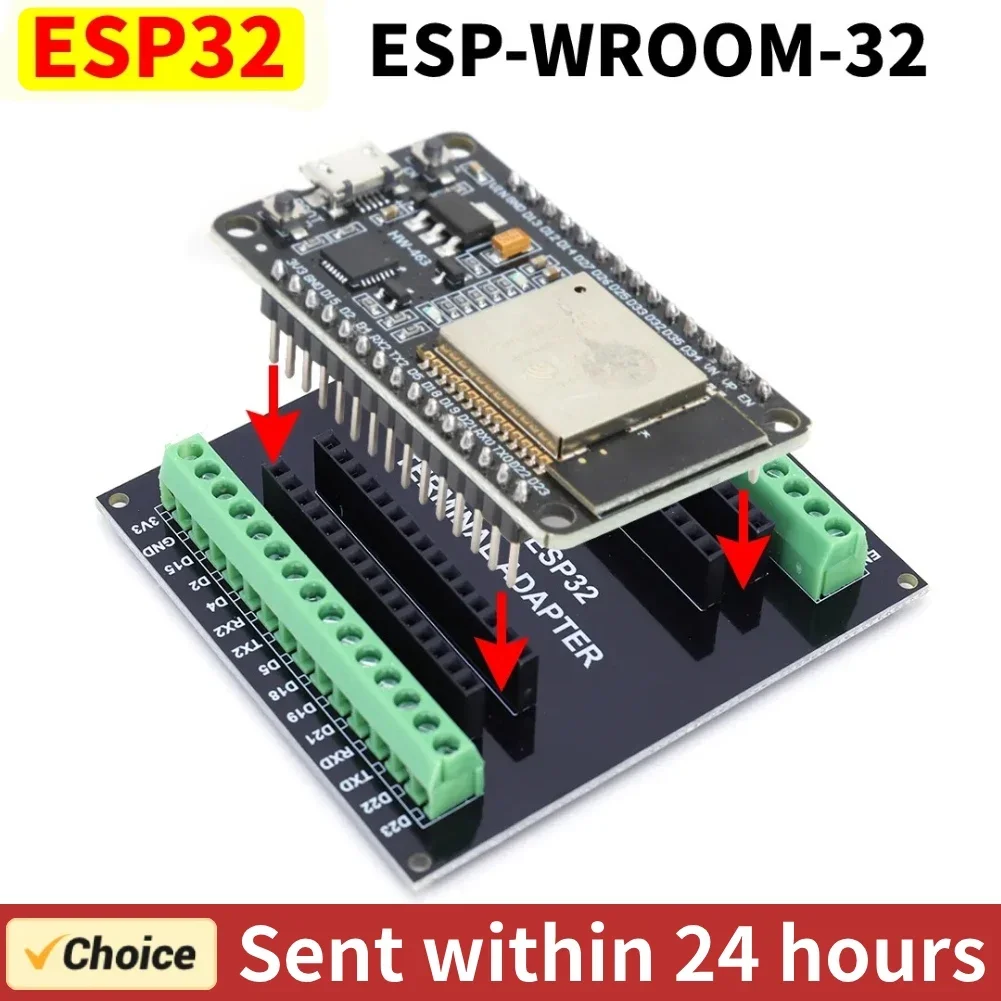 ESP32 Development Board WiFi+Bluetooth module Ultra-Low Power Consumption Dual Core NodeMCU-32S ESP32-WROOM-32D 32U 30Pin Board