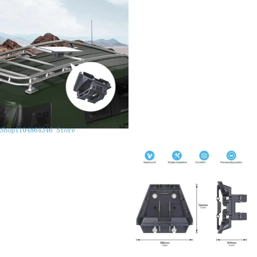 clamp-montaggio-del-dispositivo-tetto-in-alluminio-5asd-per-veicoli-navigazione-con-bulloni-bloccaggio-sicuri-piu